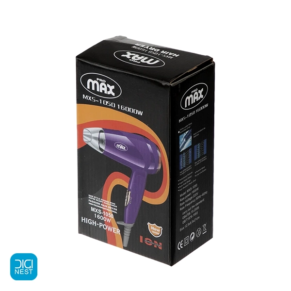 سشوار مسافرتی پرومکس مدل PROMAX MXS-1050