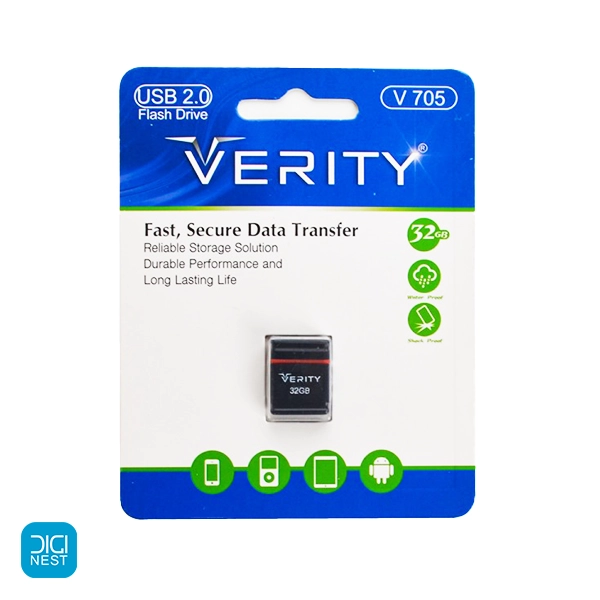 فلش مموری 32 گیگ USB 2.0 وریتی مدل Verity V705